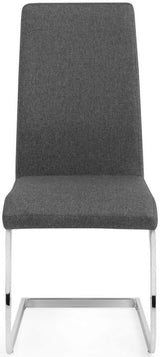 Roma Fabric Cantilever Dining Chairs - Julian Bowen