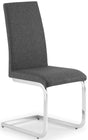 Roma Fabric Cantilever Dining Chairs - Julian Bowen