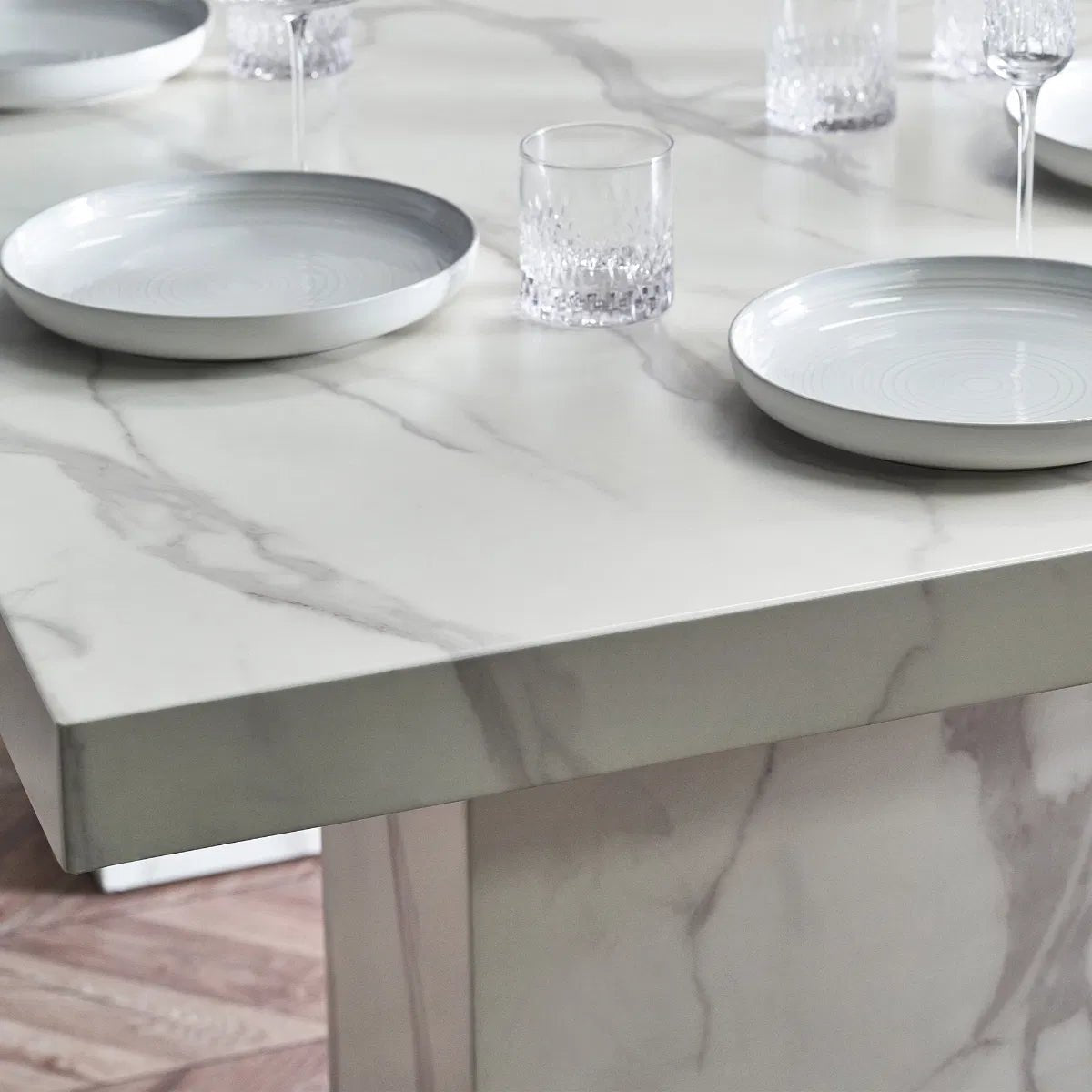 Rome Pedestal Dining Table - Julian Bowen