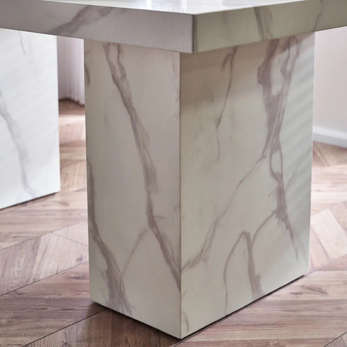 Rome Pedestal Dining Table - Julian Bowen