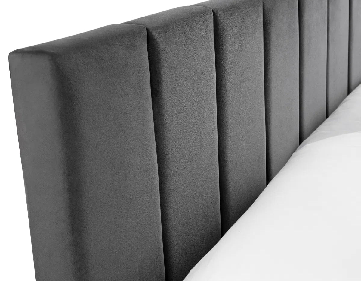 Rosa Velvet Bed Frame in a Box - Julian Bowen