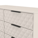 Harlequin 6 Drawer Chest with Black Hairpin Legs