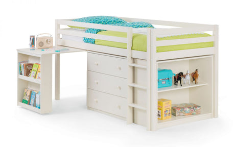 Roxy Sleepstation Mid Sleeper Bed Frame with Desk