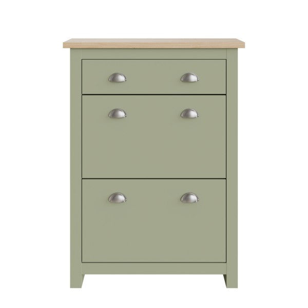 Lancaster 2 Door 1 Drawer Shoe Cabinet