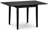 Rufford Butterfly Extending Dining Table With 4 Coast Chairs - Julian Bowen