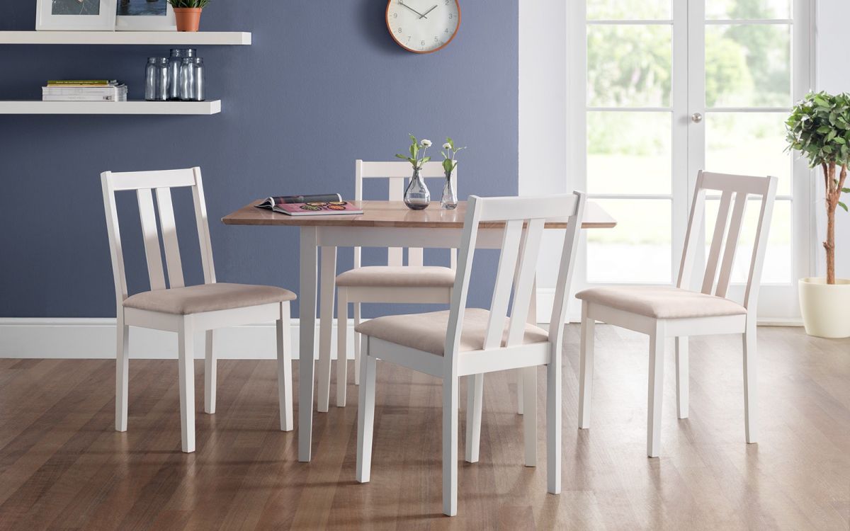Rufford Two - Tone Dining Set - Julian Bowen