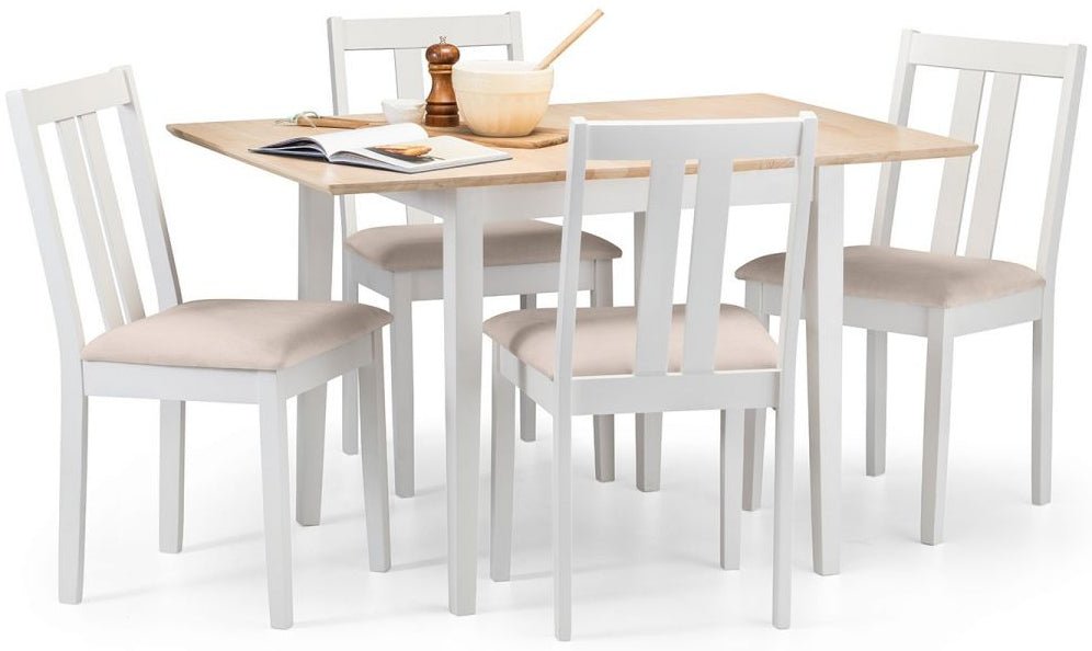 Rufford Two - Tone Dining Set - Julian Bowen