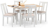 Rufford Two - Tone Dining Set - Julian Bowen