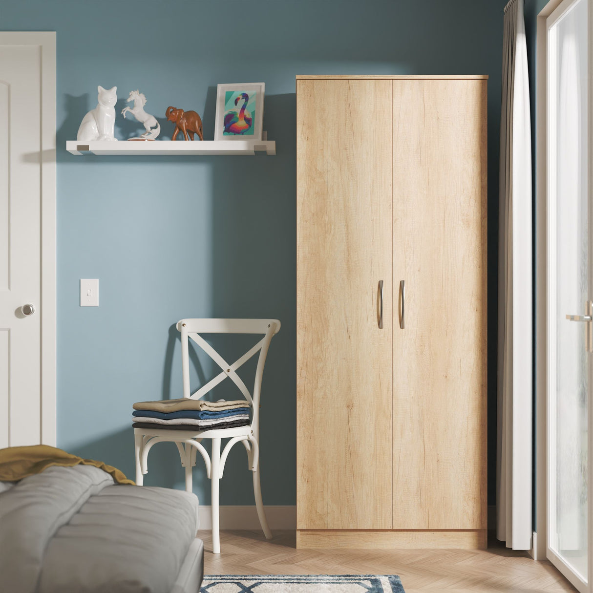 Avon 2 Door Double Wardrobe
