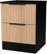 Java 2 Drawer Bedside Table