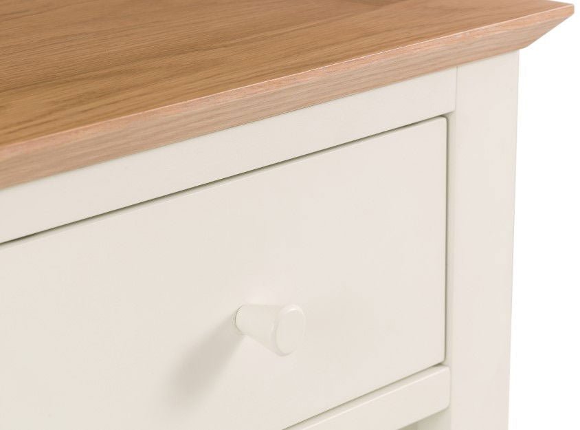 Salerno Shaker 1 Drawer Bedside - Julian Bowen