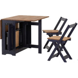 Santos Butterfly Folding Space Saving Dining Set - Seconique