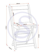 Santos Butterfly Folding Space Saving Dining Set - Seconique