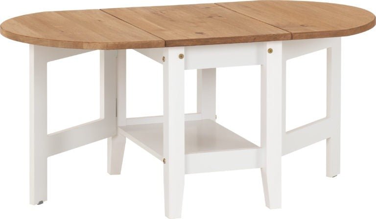 Santos Drop Leaf Extending Coffee Table - Seconique