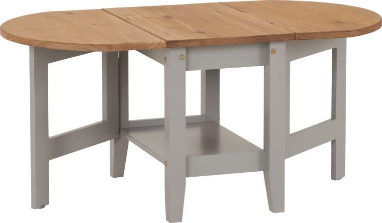 Santos Drop Leaf Extending Coffee Table - Seconique