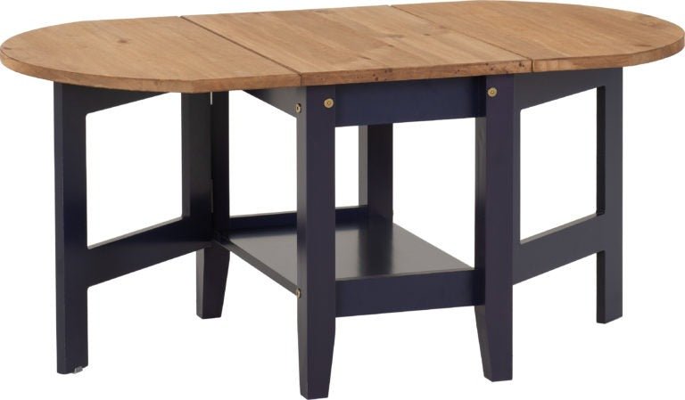 Santos Drop Leaf Extending Coffee Table - Seconique
