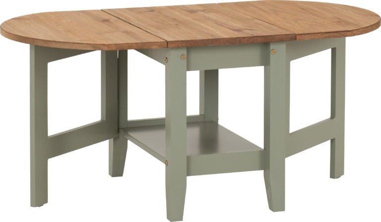 Santos Drop Leaf Extending Coffee Table - Seconique