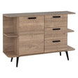 Saxton 1 Door 3 Drawer Sideboard - Seconique