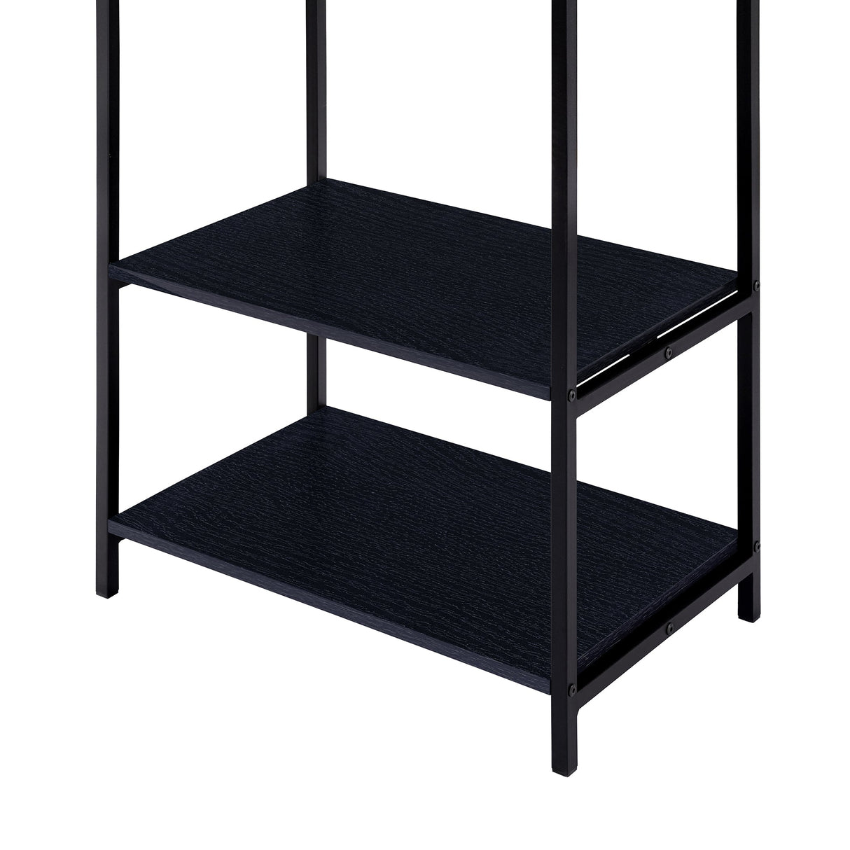 Scala Open Wardrobe with 2 Shelves - Swish Furniture