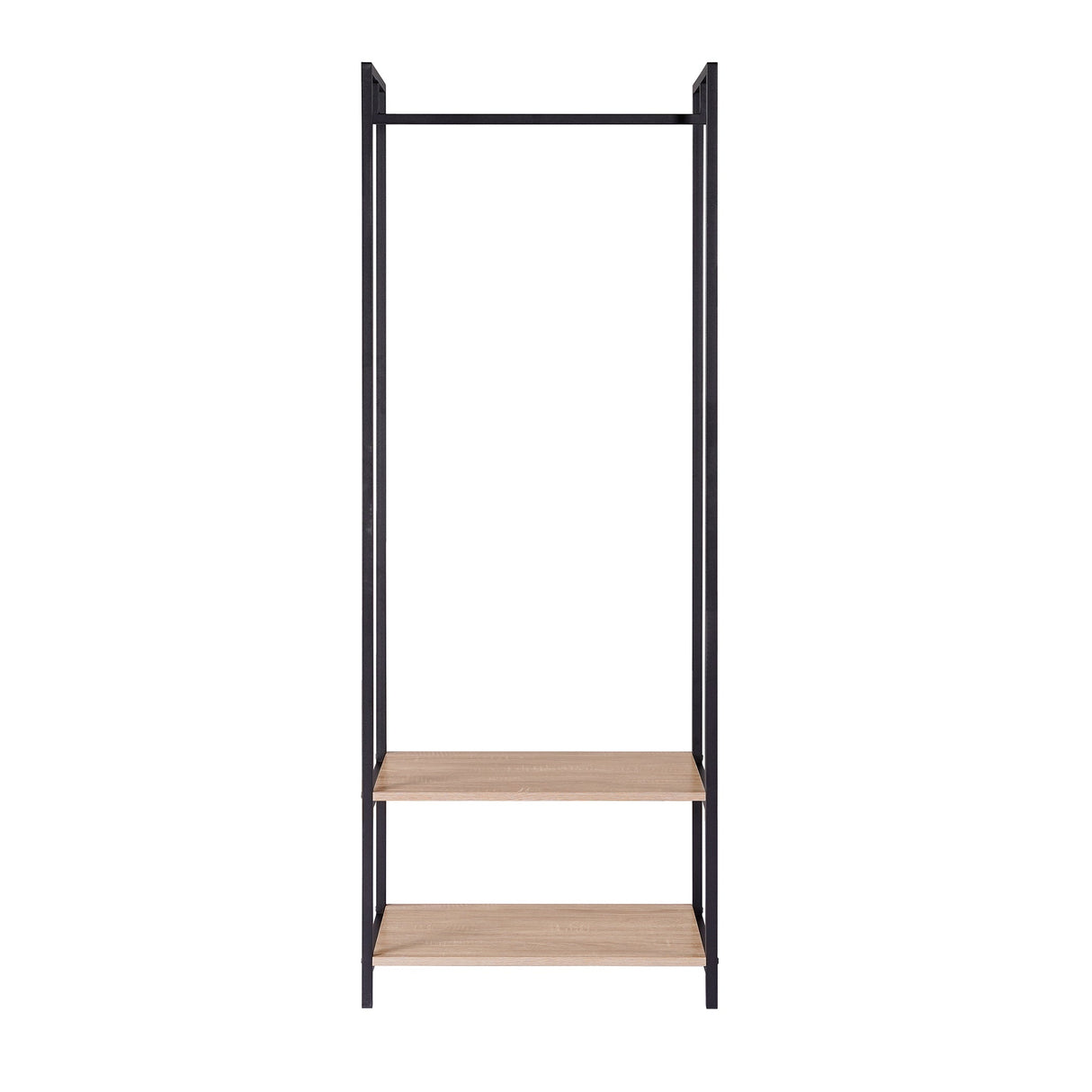 Scala Open Wardrobe with 2 Shelves - Swish Furniture