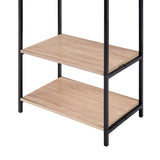 Scala Open Wardrobe with 2 Shelves - Swish Furniture