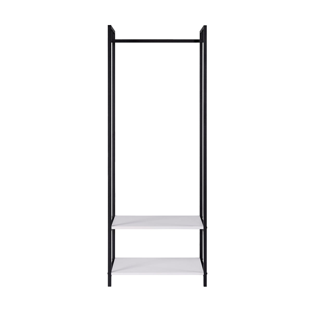 Scala Open Wardrobe with 2 Shelves - Swish Furniture