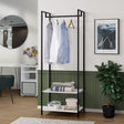 Scala Open Wardrobe with 2 Shelves - Swish Furniture