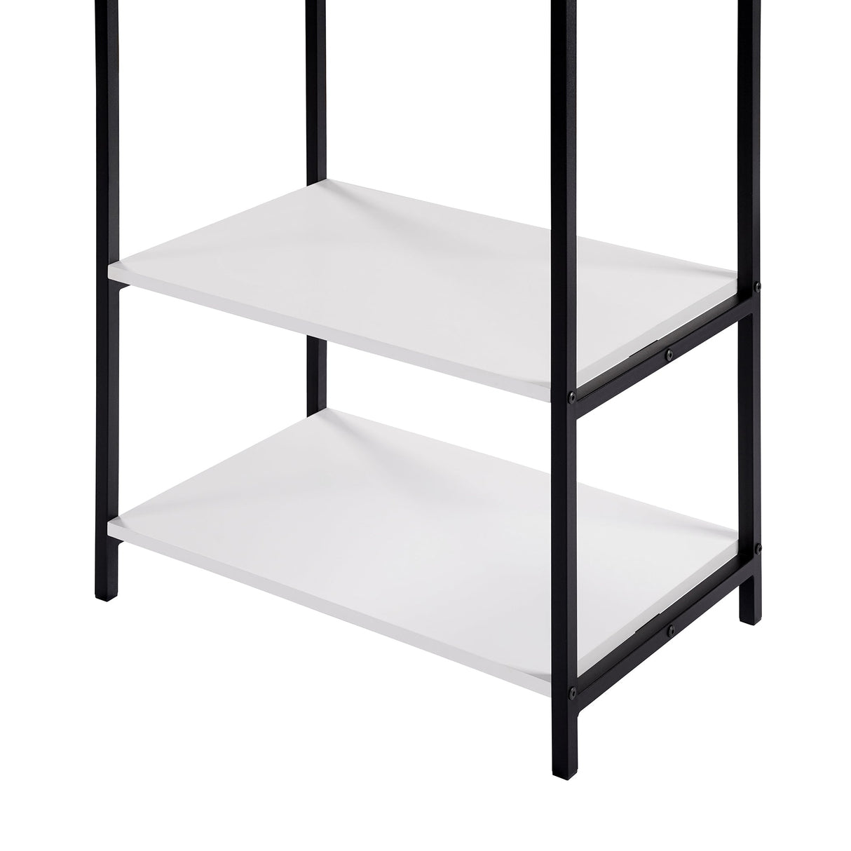 Scala Open Wardrobe with 2 Shelves - Swish Furniture