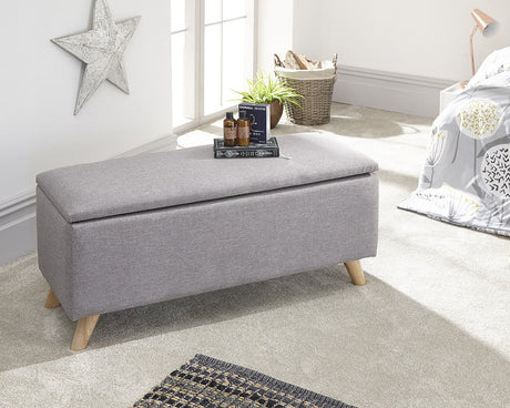 Secreto Fabric Ottoman Bench - GFW