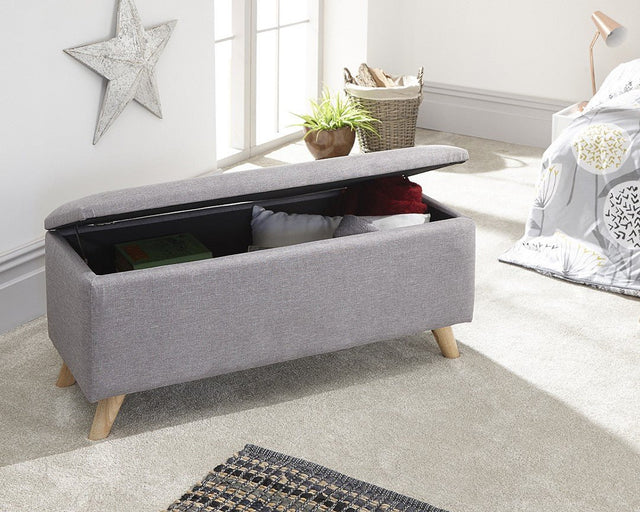 Secreto Fabric Ottoman Bench - GFW