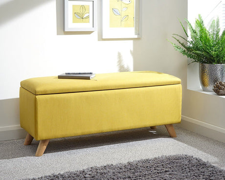 Secreto Fabric Ottoman Bench - GFW