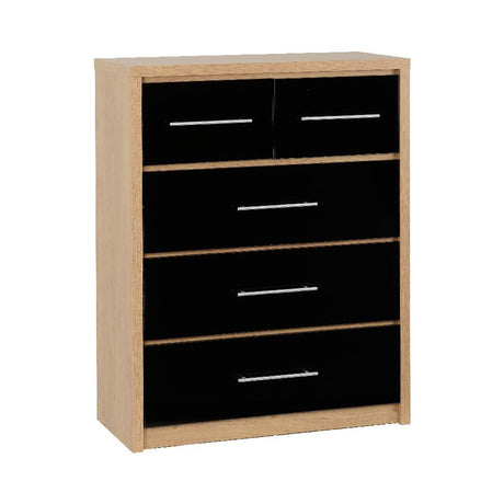 Seville 3+2 Drawer Chest - Seconique