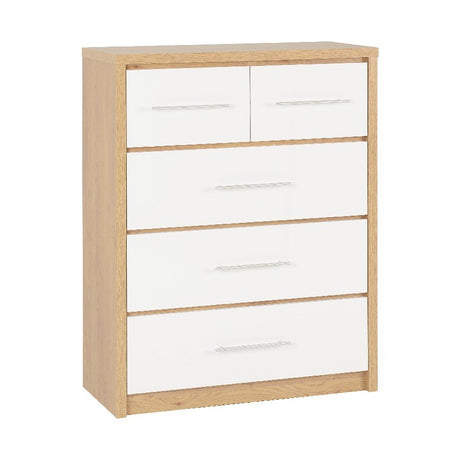Seville 3+2 Drawer Chest - Seconique