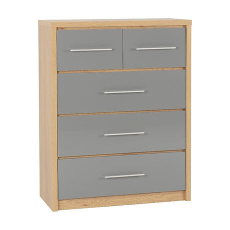 Seville 3+2 Drawer Chest - Seconique