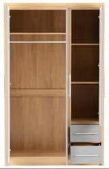 Seville 3 Door 2 Drawer Wardrobe