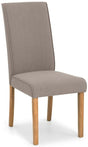 Seville Linen Dining Chair - Julian Bowen