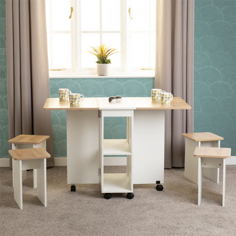 Seymore Stowaway Dining Set - Seconique