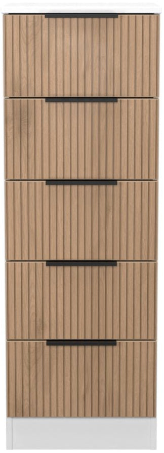 Java 5 Drawer Bedside Table