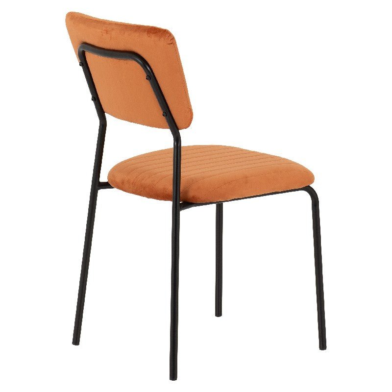Sheldon Round Wooden Dining Set with 4 Velvet Chairs - Seconique