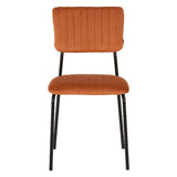 Sheldon Round Wooden Dining Set with 4 Velvet Chairs - Seconique