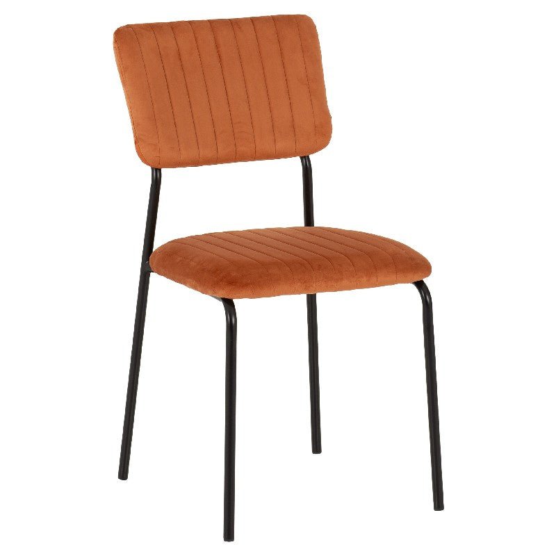 Sheldon Round Wooden Dining Set with 4 Velvet Chairs - Seconique
