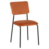 Sheldon Round Wooden Dining Set with 4 Velvet Chairs - Seconique