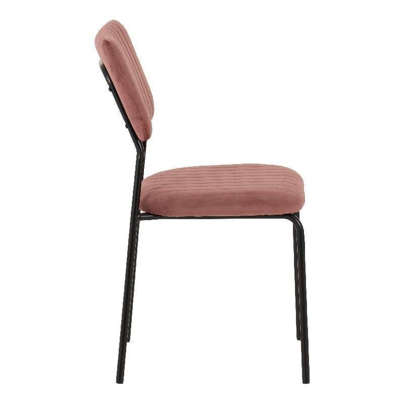 Sheldon Round Wooden Dining Set with 4 Velvet Chairs - Seconique