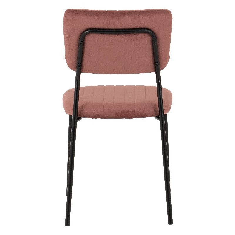 Sheldon Round Wooden Dining Set with 4 Velvet Chairs - Seconique