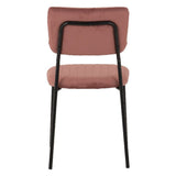 Sheldon Round Wooden Dining Set with 4 Velvet Chairs - Seconique