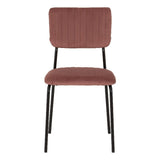 Sheldon Round Wooden Dining Set with 4 Velvet Chairs - Seconique