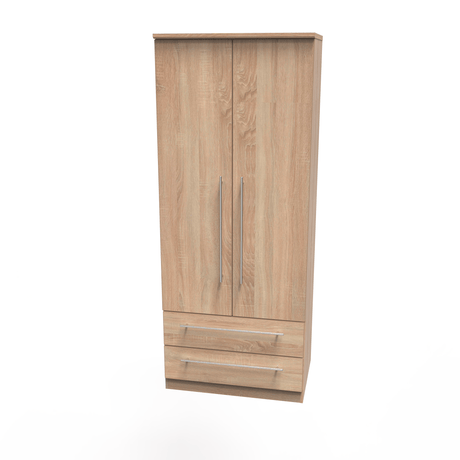 Sherwood 2 Door 2 Drawer Wardrobe - Welcome Furniture