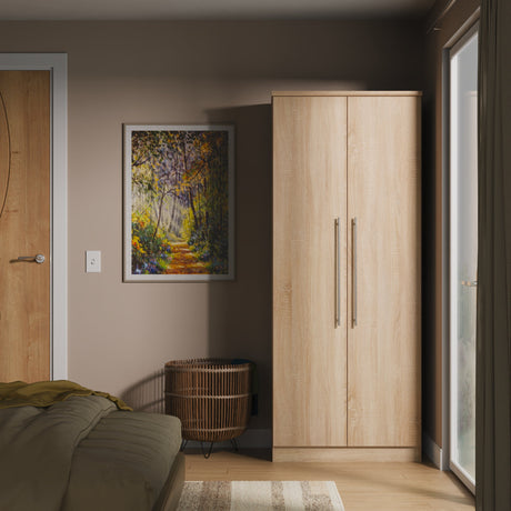 Sherwood 2 Door Wardrobe - Welcome Furniture