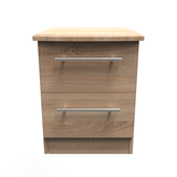 Sherwood 2 Drawer Bedside Cabinet - Welcome Furniture
