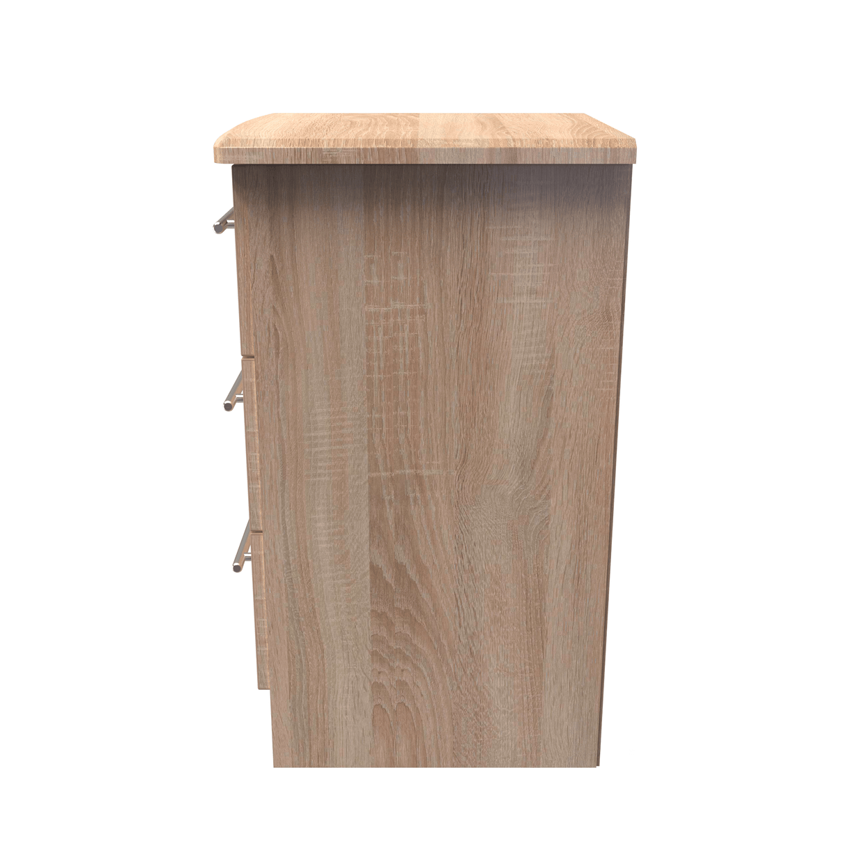 Sherwood 3 Drawer Bedside Cabinet - Welcome Furniture